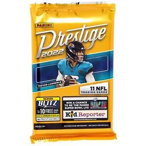 2021 Panini Prestige Football Retail 24 Pack Box