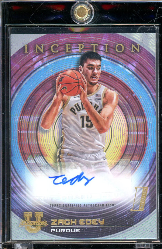 2022 Bowman University Inception Zach Edey Auto