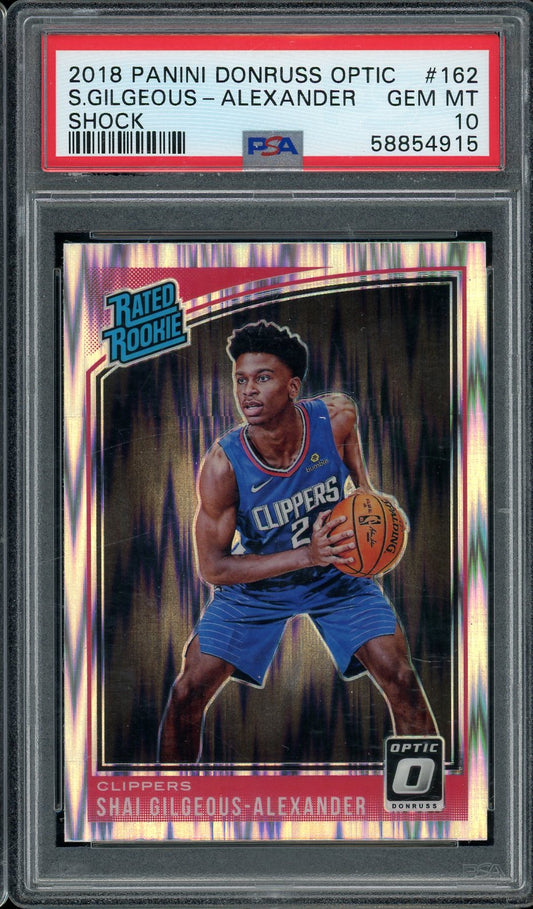 2018 Optic Shai Gilgeous-Alexander Shock PSA 10 RC