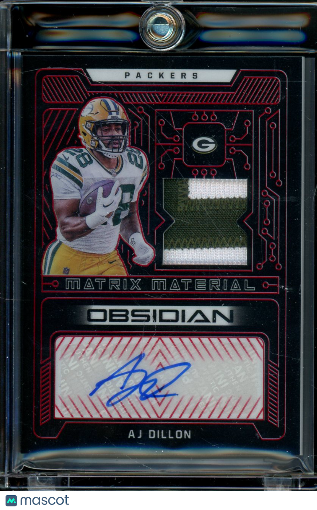 2022 Obsidian AJ Dillon Patch Auto 07/10