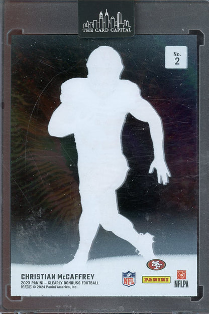 2023 Clearly Donruss Christian McCaffrey Night Moves #2