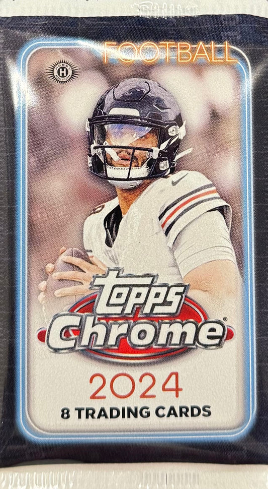 2024 Topps Chrome Football Hobby Pack