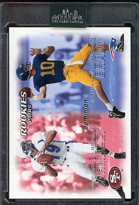 2000 Fleer Skybox Dominion Tom Brady Giovanni Carmazzi Rookie Pairs #234 RC