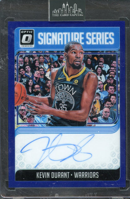 2018 Optic Kevin Durant Purple Holo Auto #SG-KDR