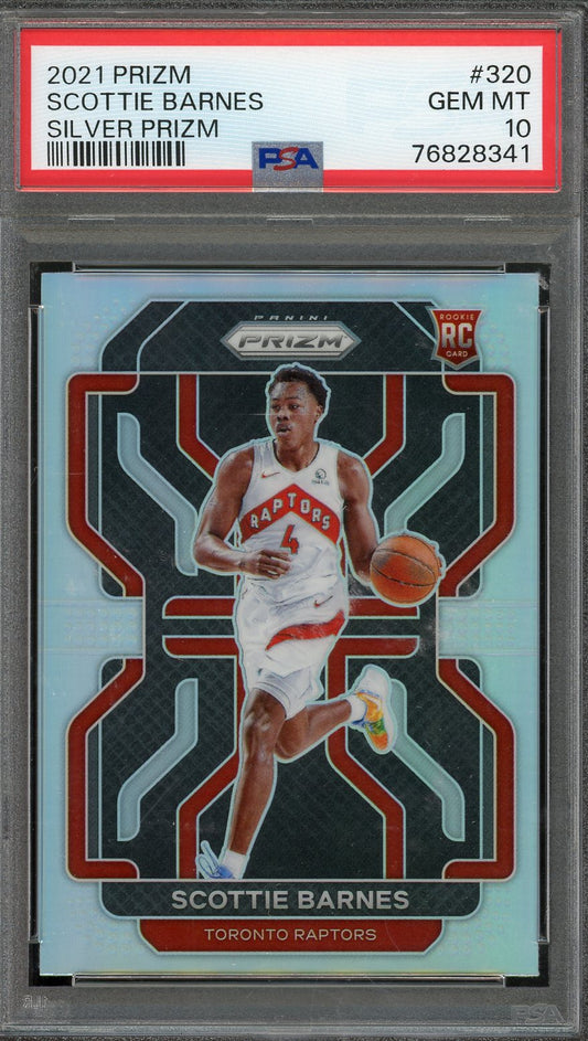 2021 Prizm Scottie Barnes Silver #320 PSA 10 RC