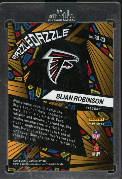 2023 Mosaic Bijan Robinson Razzle Dazzle #RD23 RC