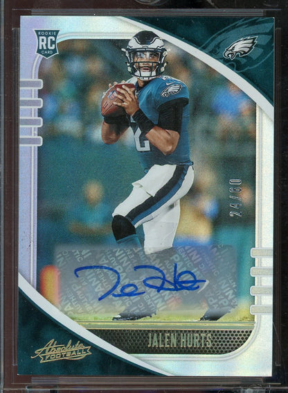 2020 Absolute Jalen Hurts Auto #145 /60 RC