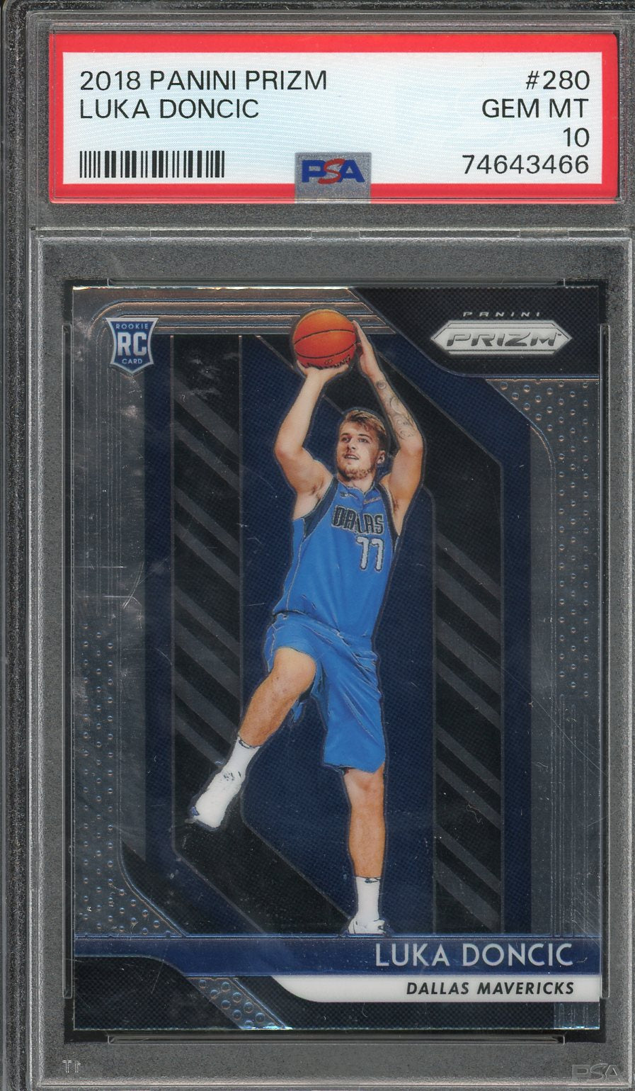 2018 Prizm Luka Doncic #280 PSA 10 RC Rookie