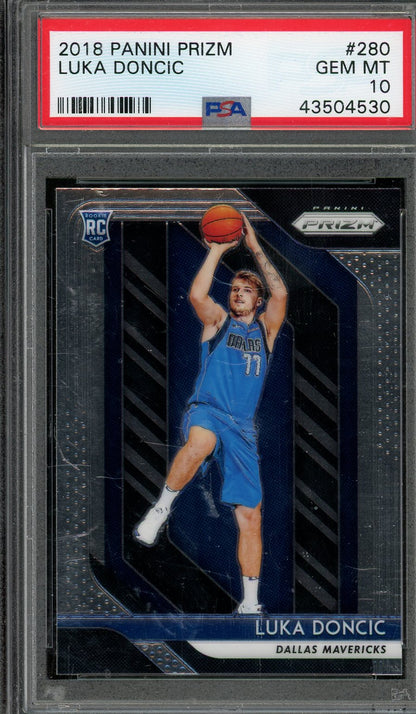 2018 Prizm Luka Doncic #280 PSA 10 RC Mavs