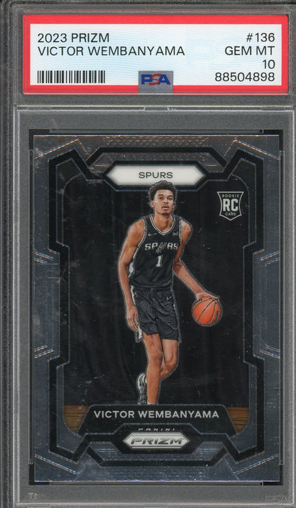 2023 Prizm Victor Wembanyama #136 PSA 10 RC Wemby