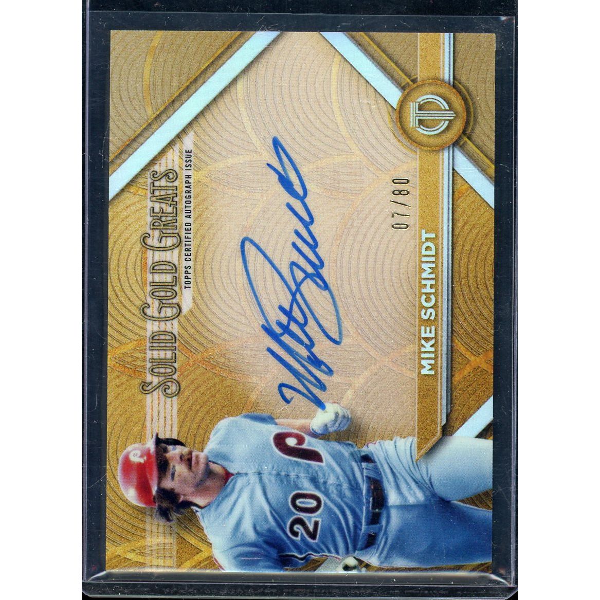 2022 Tribute Mike Schmidt Solid Gold Greats Auto #CGA-MS /80