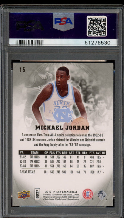 2013 Sp Authentix Michael Jordan PSA 10