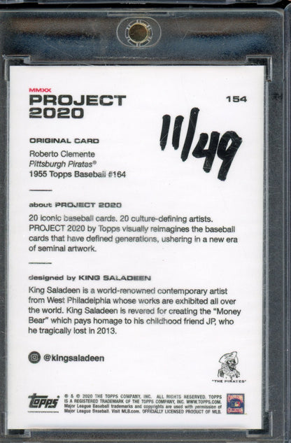 2020 Topps Project 2020 Roberto Clemente King Saladeen /49