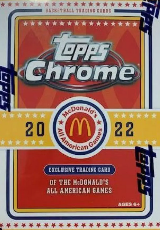 2022 Topps Chrome McDonald's Basketball Blaster Box