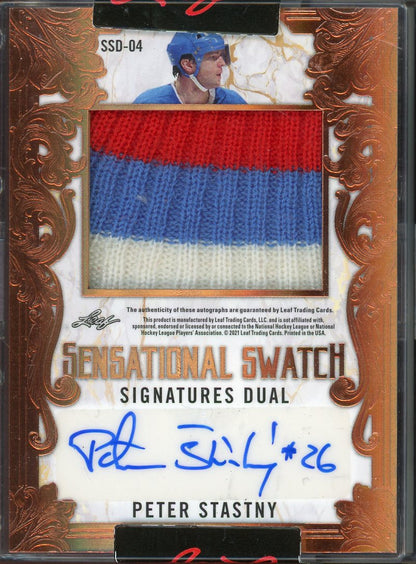 2021 Leaf Superlative Lafleur Stastny Sensational Swatch Dual Auto #SSD-04  /7