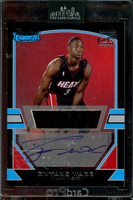 2003 Bowman SIgnature Dwyane Wade Jersey Auto #79 /1250 RC