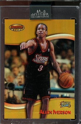 1999 Bowman's Best Allen Iverson Refractor #10 /400