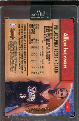 1999 Bowman's Best Allen Iverson Refractor #10 /400