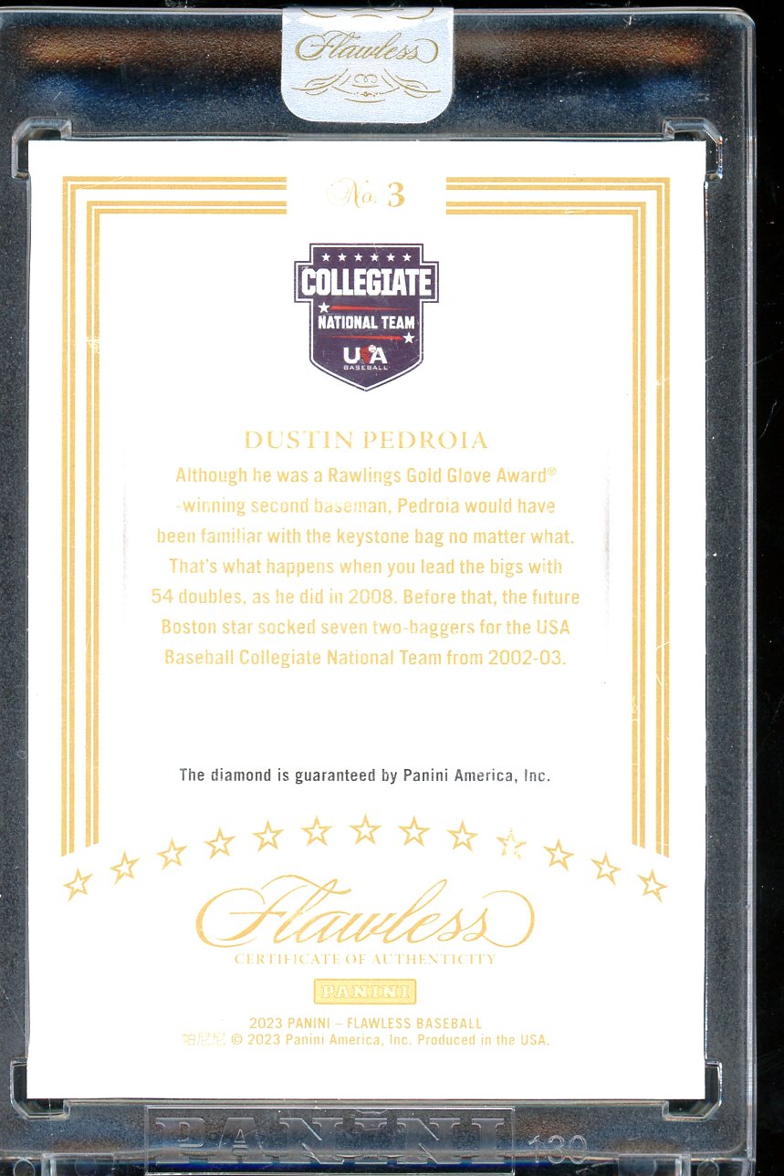 2023 Flawless Dustin Pedroia Diamond 2/2