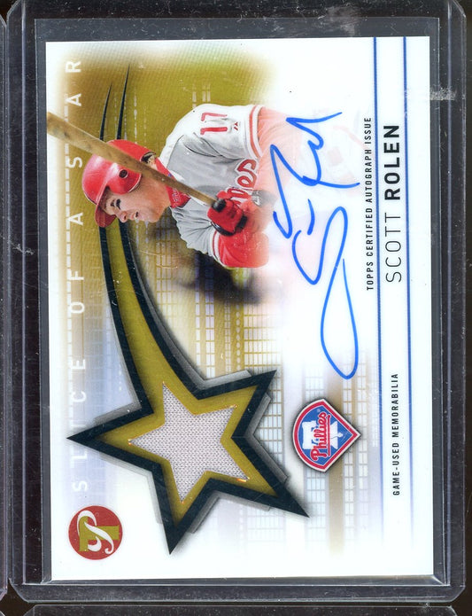 2022 Pristine Scott Rolen Slice of a Star Jersey Auto #SSAR-SR /50