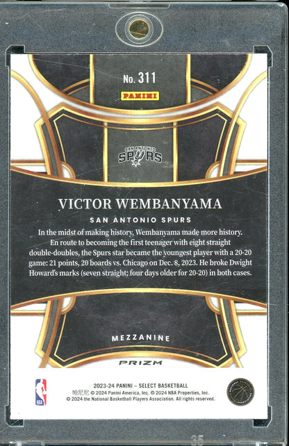 2023 Select Victor Wembanyama Red Ice RC