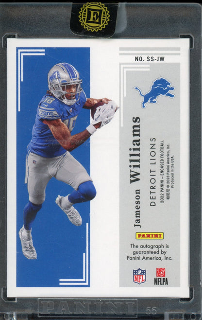 2022 Encased Jameson Williams Auto 41/99 RC