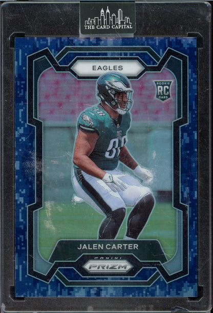 2023 Prizm Jalen Carter Blue Camo #381 /25 RC