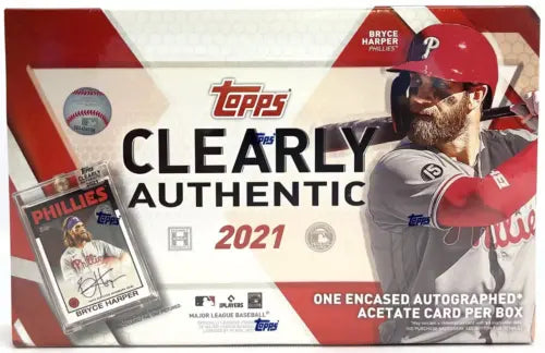 2021 Clearly Authentic Baseball Hobby Box