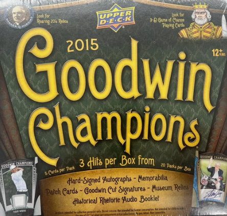 2015 UD Goodwin Champions Hobby Box