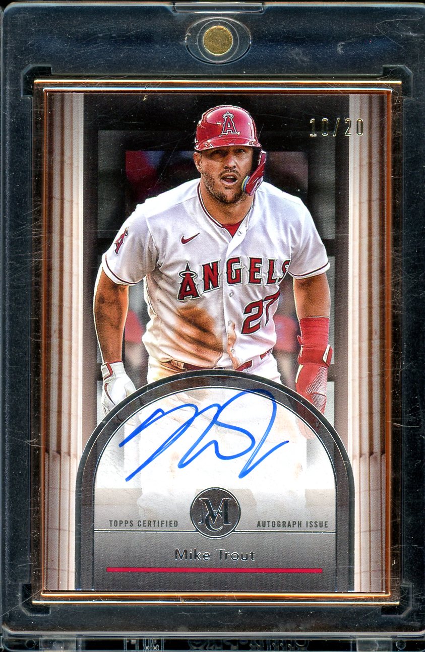 2024 Topps Museum Mike Trout Framed Auto /20