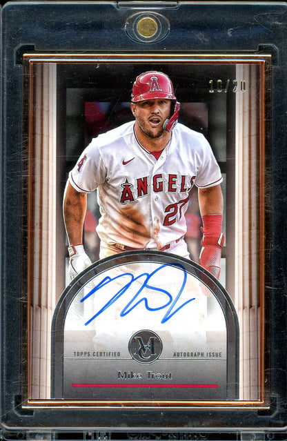 2024 Topps Museum Mike Trout Framed Auto /20