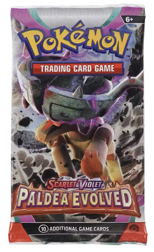 Pokemon Sleeved Booster Pack Paldea Evolved