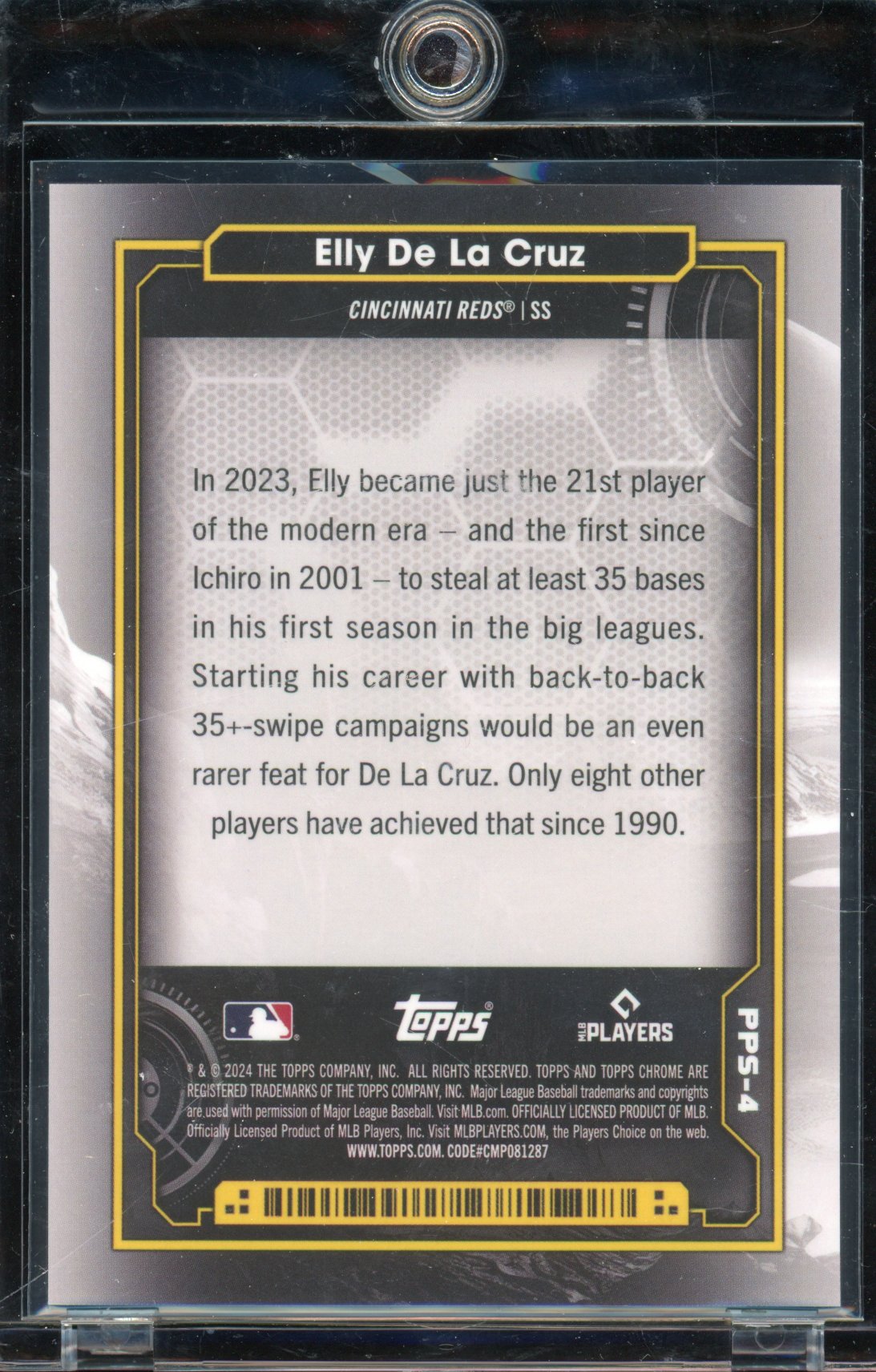 2024 Topps Chrome Cosmic Elly De La Cruz The Sun The Card Capital