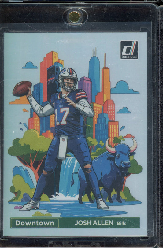 2024 Donruss Josh Allen Downtown Regular Sized