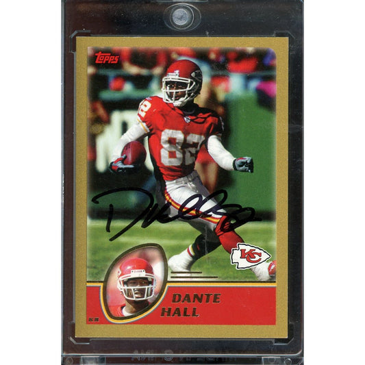 2003 Topps Dante Hall Gold #203 /499 IP Auto