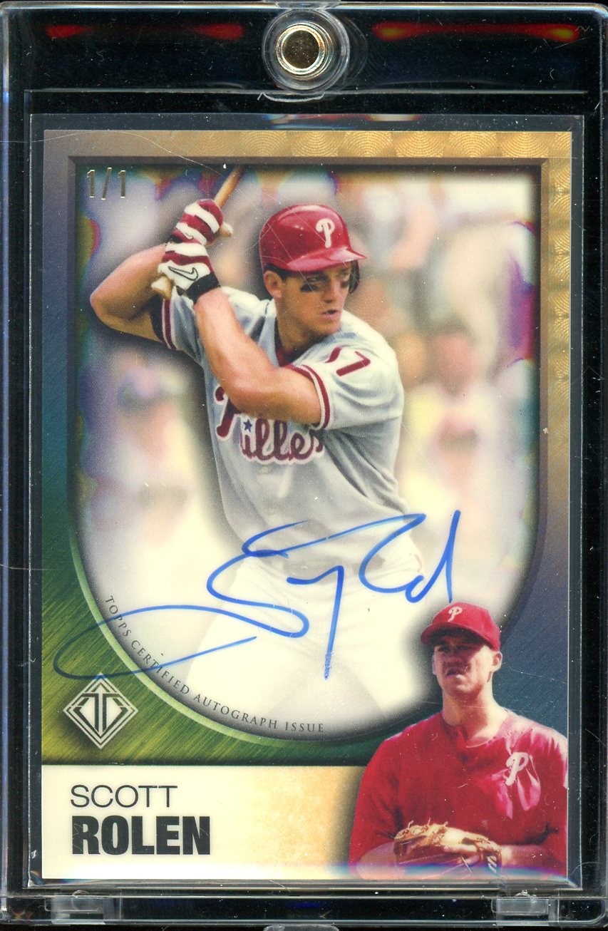 2023 Topps Transcendent Scott Rolen 1/1 Superfractor Icons Auto