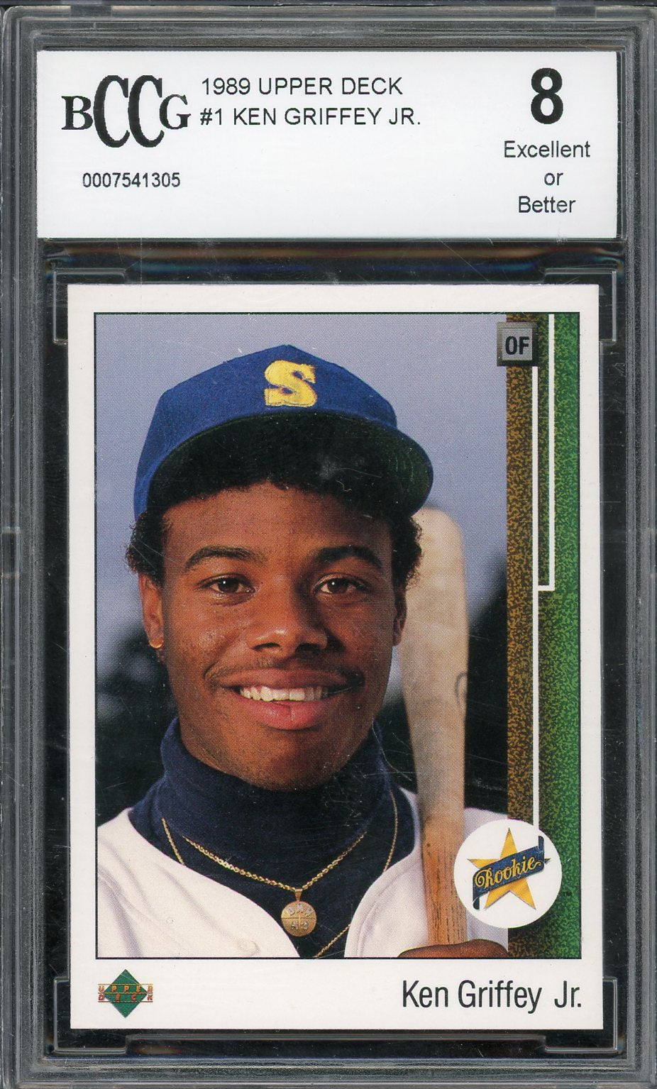 1989 Upper Deck Ken Griffey Jr. BCCG 8 RC