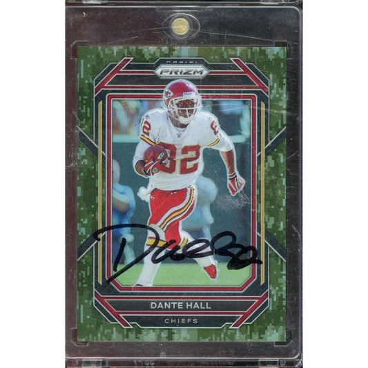 2022 Prizm Dante Hall Cameo #148 /15 IP Auto