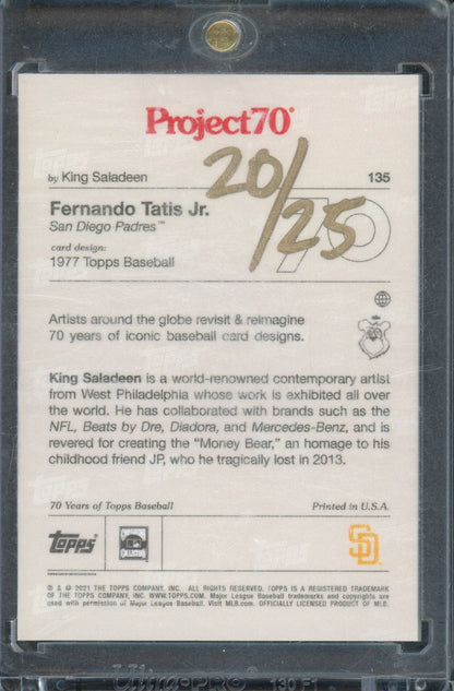 2020 Topps Project 2020 Fernando Tatis Jr. King Saladeen /25