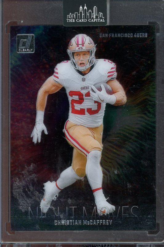 2023 Clearly Donruss Christian McCaffrey Night Moves #2