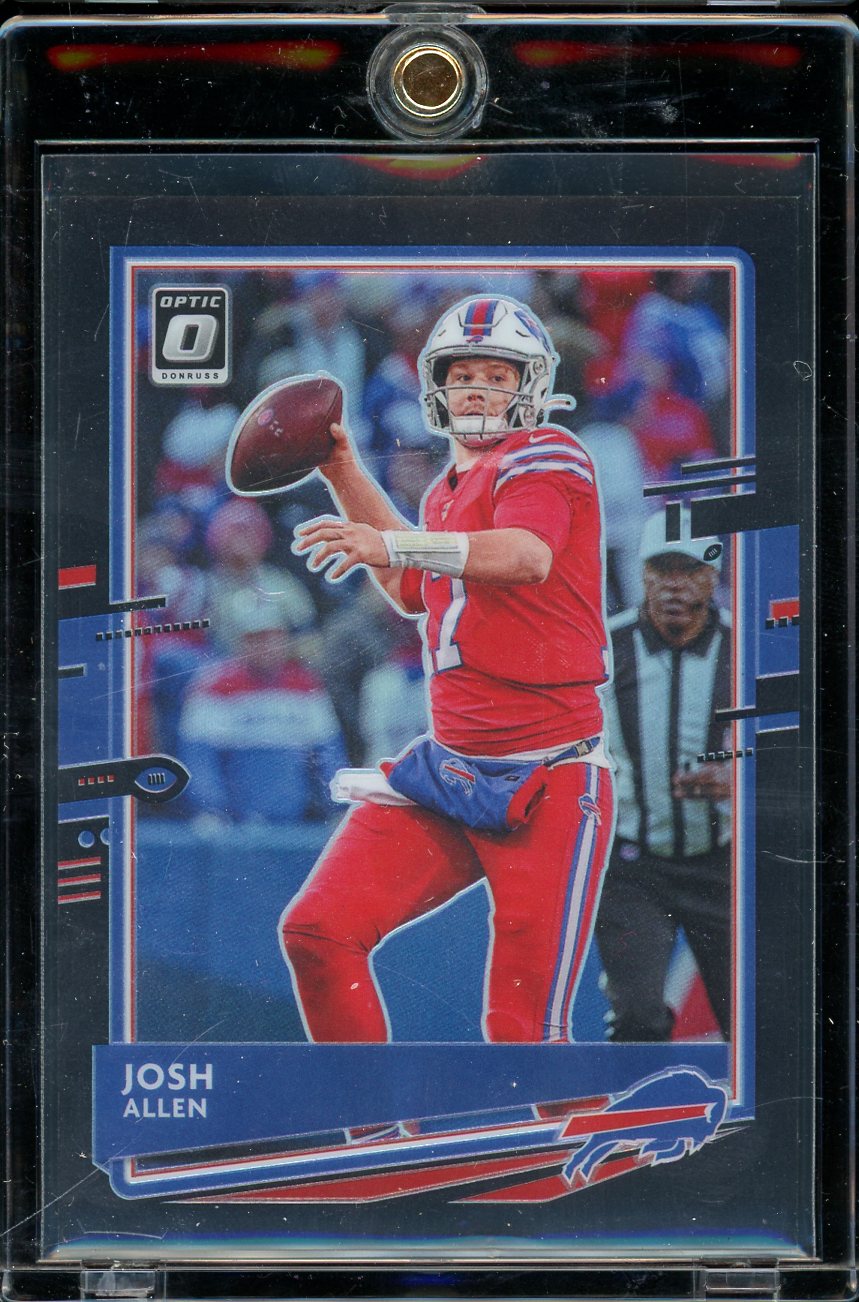 2020 Optic Josh Allen Black 1/1 *Small Front Surface Mark*