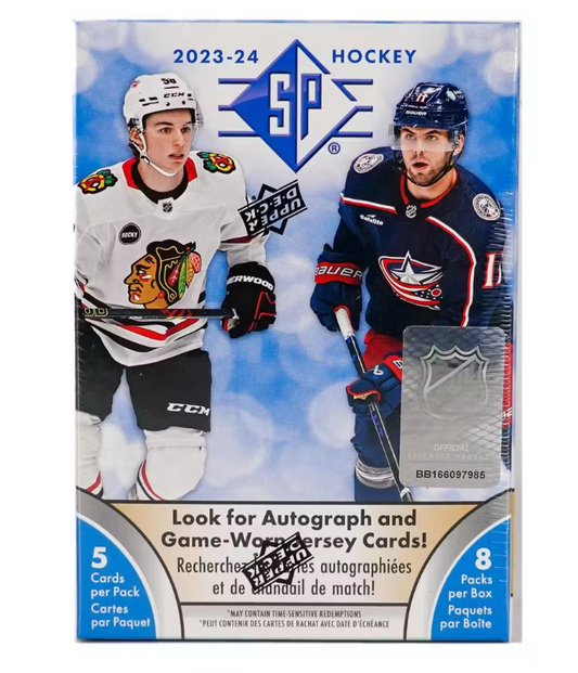 2023-24 Upper Deck SP Hockey Blaster Box