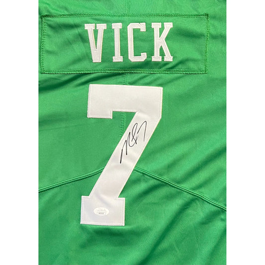 Michael Vick Autographed Kelly Green Phi Eagles Jersey JSA COA