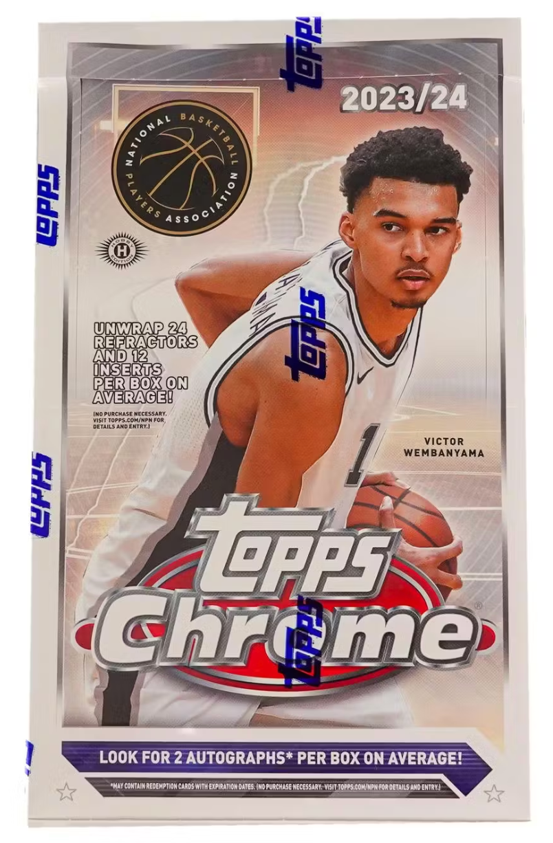 2023/24 Topps Chrome Basketball Hobby Box The Card Capital