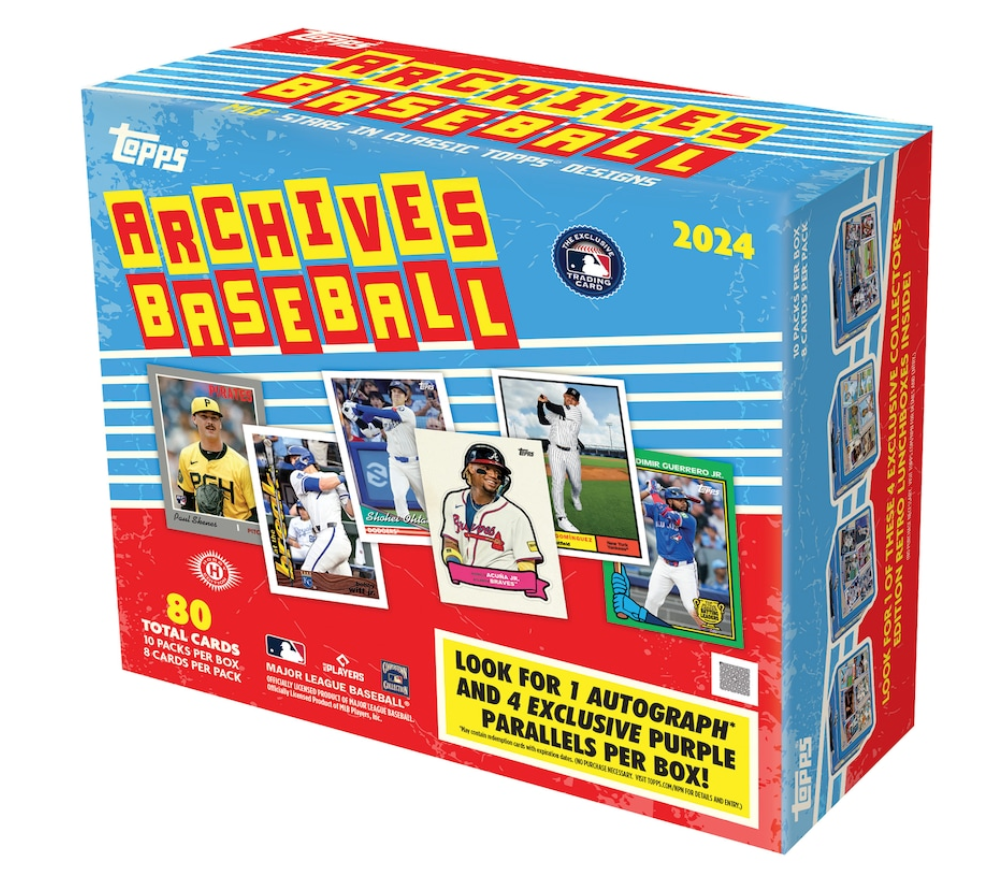 2024 Topps Archives Collector's Tin Box