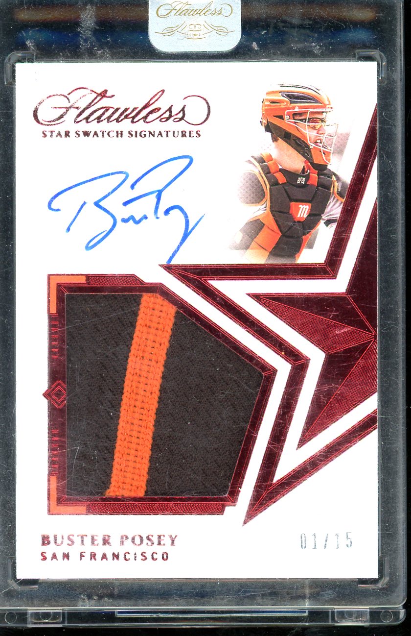 2022 Flawless Buster Posey Star Swatch Patch Auto /15