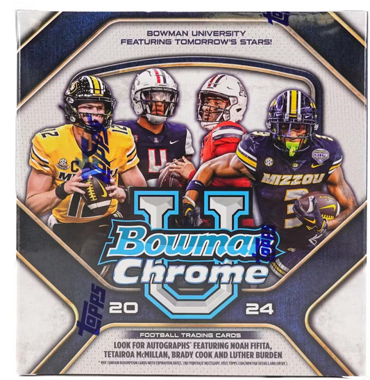 2024 Bowman University Chrome Football Monster Box