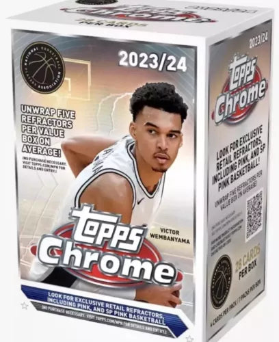 2023-24 Topps Chrome Basketball Blaster Box