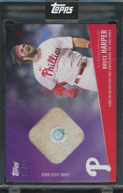 2021 Topps Now Bryce Harper Game Used Base /25