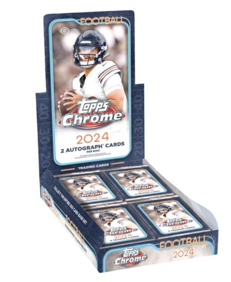 2024 Topps Chrome Football Hobby Box